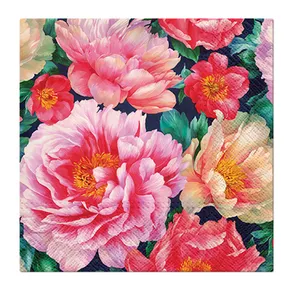 Chusteczki PAW L 33x33cm Peonies Bloom